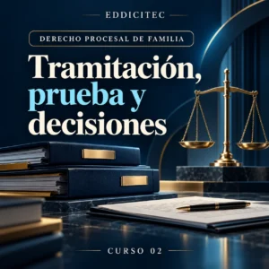 EDDICITEC · Curso 02: Tramitación, prueba y decisiones en los procesos familiares.