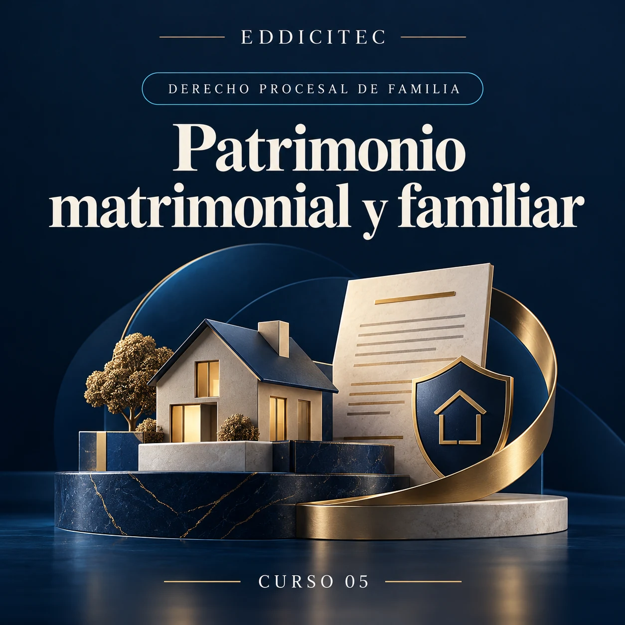 EDDICITEC · Curso 05: Patrimonio matrimonial y patrimonio familiar.