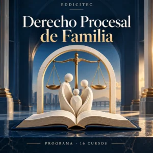 EDDICITEC · Programa de Derecho Procesal de Familia de Panamá: 16 cursos, 64 lecciones y 156 horas.