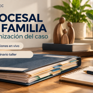 Procesal de Familia: organización del caso. Seminario taller de cuatro sesiones en vivo.